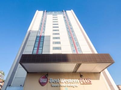 exterior view - hotel best western plus tower - bologna, italy