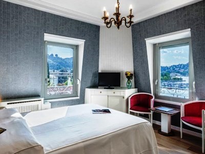 bedroom - hotel metropole suisse - como, italy