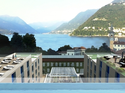 exterior view - hotel hilton lake como - como, italy