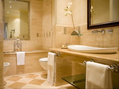bathroom - hotel terminus - como, italy
