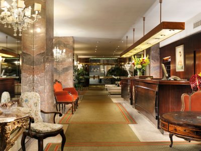 lobby - hotel de la ville - florence, italy