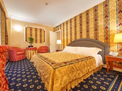 bedroom - hotel grand adriatico - florence, italy