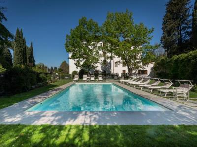 outdoor pool - hotel villa neroli - florence, italy