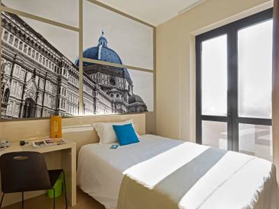 bedroom - hotel b and b nuovo palazzo di giustizia - florence, italy