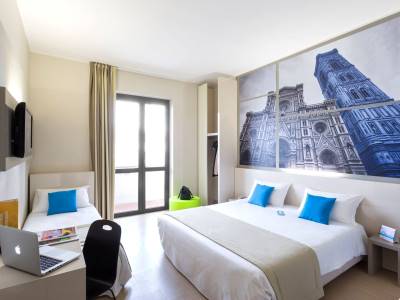 bedroom 1 - hotel b and b nuovo palazzo di giustizia - florence, italy