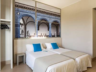 bedroom 2 - hotel b and b nuovo palazzo di giustizia - florence, italy