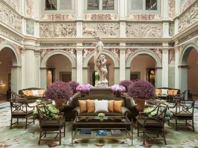 lobby - hotel four seasons firenze - florence, italy