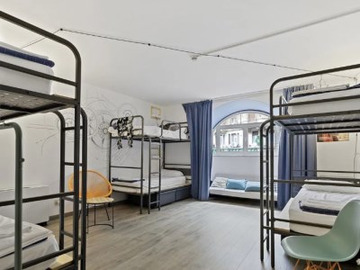 bedroom - hotel ostello bello genova - genoa, italy