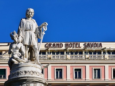 exterior view 1 - hotel grand savoia - genoa, italy