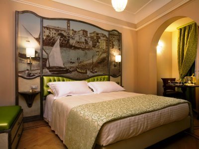 bedroom 5 - hotel grand savoia - genoa, italy