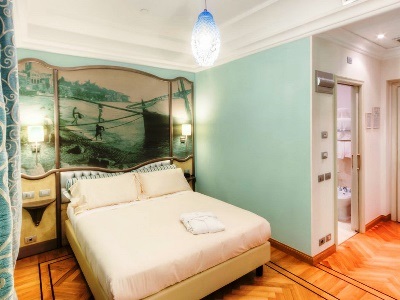 bedroom 7 - hotel grand savoia - genoa, italy