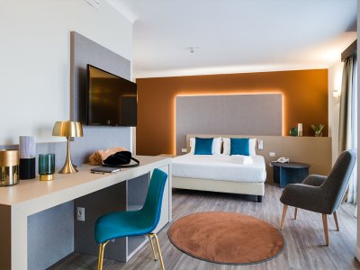 bedroom 1 - hotel seawater - marsala, italy
