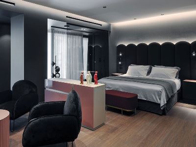 bedroom 1 - hotel la suite - matera, italy