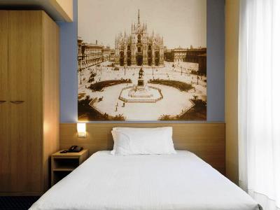 bedroom 1 - hotel b and b hotel milano portello - milan, italy