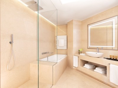 bathroom - hotel excelsior gallia - milan, italy