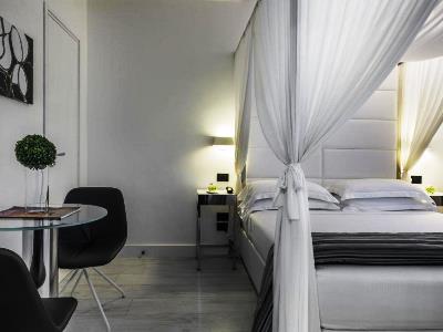 bedroom - hotel lhp napoli palace and spa - naples, italy