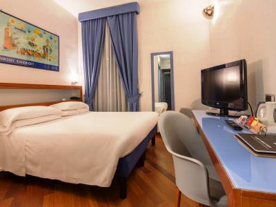 bedroom 1 - hotel best western plaza - naples, italy