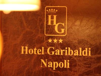 hotel logo - hotel garibaldi - naples, italy