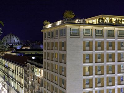 exterior view - hotel renaissance mediterraneo - naples, italy