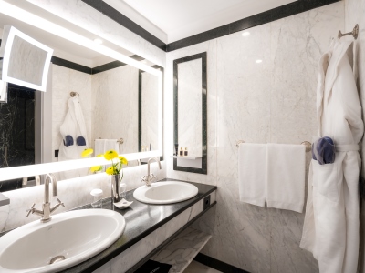 bathroom 3 - hotel grand hotel parker's - naples, italy