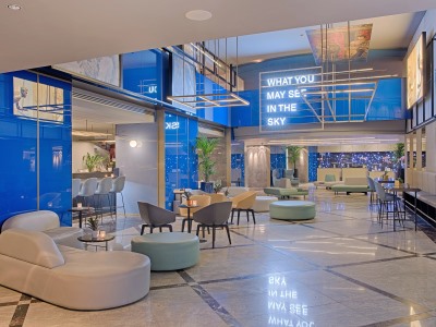 lobby - hotel nh panorama - naples, italy