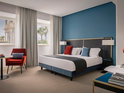bedroom - hotel habita79 hotel and spa pompeii-mgallery - pompei, italy
