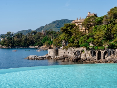 outdoor pool - hotel excelsior palace portofino coast - rapallo, italy