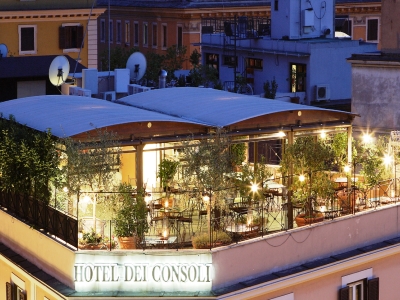 exterior view 1 - hotel dei consoli - rome, italy