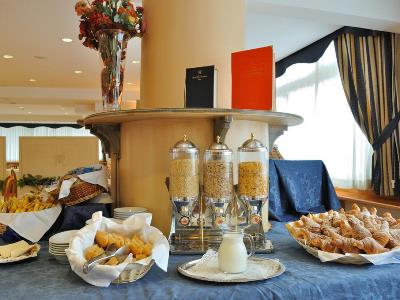 breakfast room - hotel pineta palace - rome, italy