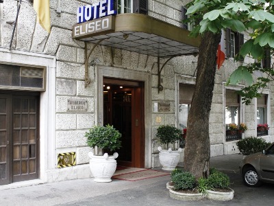 exterior view - hotel eliseo - rome, italy
