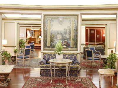 lobby - hotel eliseo - rome, italy