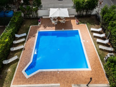 outdoor pool - hotel roma tor vergata - rome, italy
