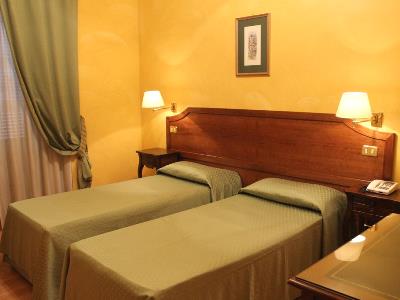 bedroom 1 - hotel fiori - rome, italy
