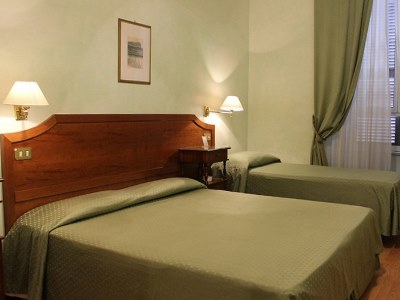 bedroom 2 - hotel fiori - rome, italy