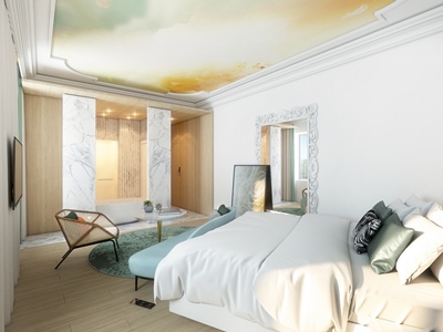 bedroom 1 - hotel sofitel villa borghese - rome, italy