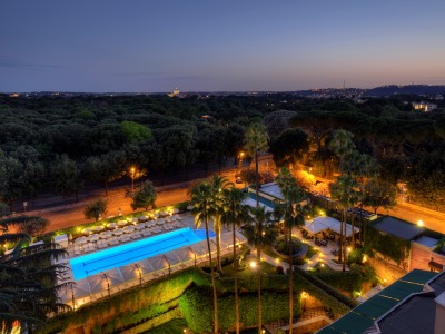 outdoor pool 1 - hotel parco dei principi - rome, italy