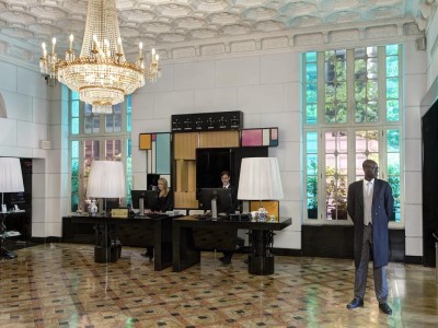 lobby - hotel grand hotel palace - rome, italy