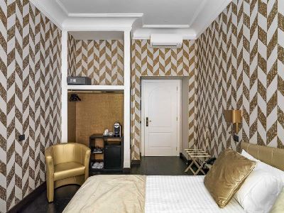 bedroom - hotel via veneto suites - rome, italy