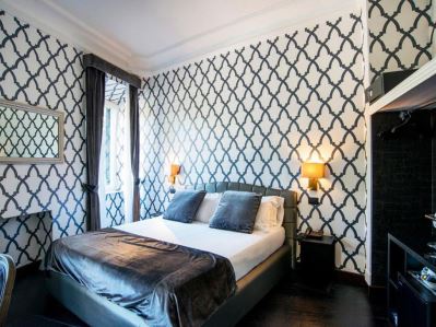 bedroom 5 - hotel via veneto suites - rome, italy