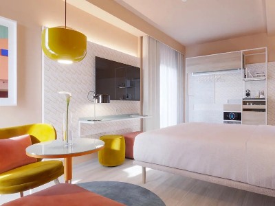 bedroom 2 - hotel adesso - rome, italy