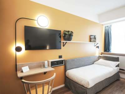 bedroom - hotel aparthotel colombo roma - rome, italy