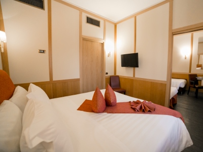 bedroom - hotel best western president - rome, italy