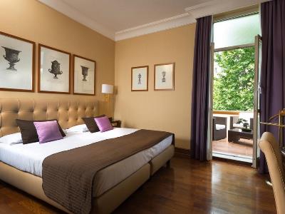 bedroom - hotel imperiale - rome, italy