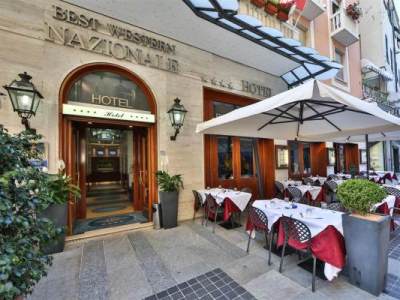 exterior view - hotel best western nationale - san remo, italy
