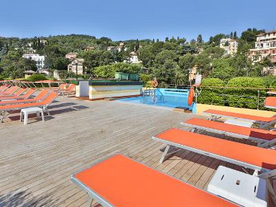 outdoor pool 1 - hotel best western regina elena - santa margherita ligure, italy