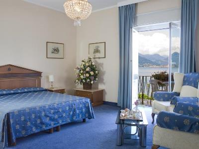 bedroom - hotel milan speranza au lac - stresa, italy