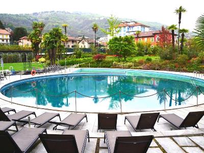 outdoor pool - hotel milan speranza au lac - stresa, italy
