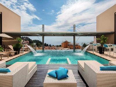 outdoor pool 3 - hotel nh collection - taormina, italy
