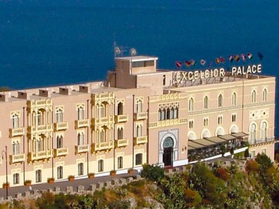 exterior view - hotel excelsior palace - taormina, italy