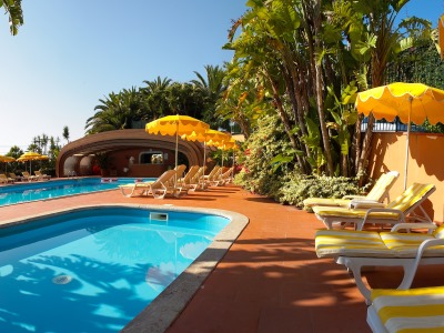 outdoor pool 1 - hotel caparena - taormina, italy